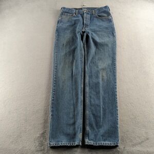 Vintage 90s Levis 516 Jeans Mens 36x34 (Fits 34x33) Blue Faded Slim Canada